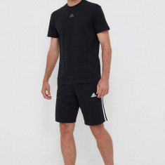 adidas pantaloni scurți bărbați, culoarea negru IC9382