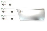 Segment reparatie panou usa Mercedes Sprinter, 01.1995-01.2007; Vw Lt Ii, 05.1996-12.2005, montare fata, stanga, otel 1,00 mm, galvanizat; joasa; ina