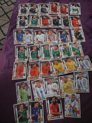Lot Fotbal/fotbalisti 2018-FIFA WORLD CUP RUSIA-ADRENALYN-Oficial trading PANINI foto