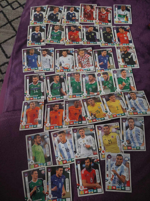 Lot Fotbal/fotbalisti 2018-FIFA WORLD CUP RUSIA-ADRENALYN-Oficial trading PANINI