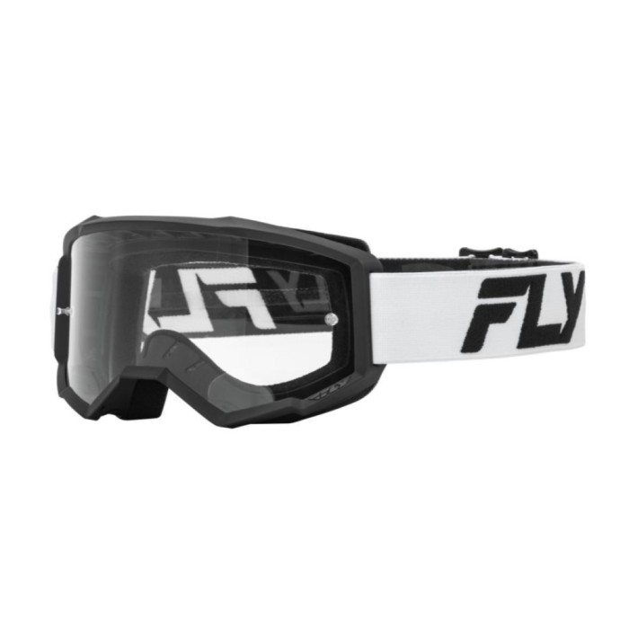 Ochelari Fly Racing Focus alb cu negru