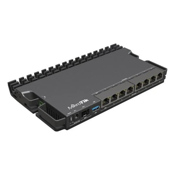 MIKTOTIK Router de retea 8 Porturi, 7 Porturi Gigabit, 1