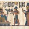 PAPIRUS - RAMSES II OFERIND FLORI DE LOTUS ZEITEI ISIS - IN RAMA TIP IKEA
