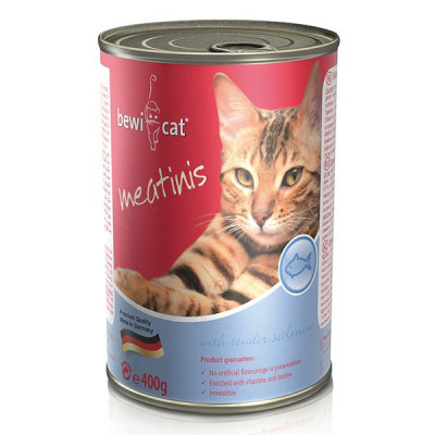 Conserva BEWI CAT Meatinis SOMON, 400g foto