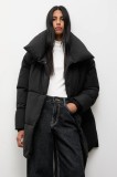 Answear Lab geaca femei, culoarea negru, de iarna, oversize