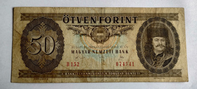 Ungaria - 50 Forint 1989 foto