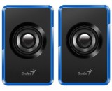 BOXE GENIUS 2.0, RMS: 3W (2 x 1.5W), USB power, 1.2m, blue, &quot;SP-U125&quot; &quot;31730042402&quot; (timbru verde 0.8 lei)