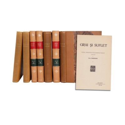 Publicația &amp;bdquo;Grai și suflet&amp;rdquo;, 1923-1937, 7 volume foto