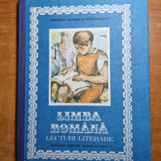 manual de limba romana - pentru clasa a 8-a - din anul 1988