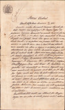 HST A214 Copie legalizată de epocă 1874 constatare identitate județul Vaslui
