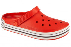 Papuci flip-flop Crocs Off Court Logo Clog 209651-625 roșu foto
