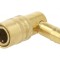 Conector rapid &icirc;n unghi de 90&deg; max.15bar alamă FPM