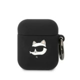 Cumpara ieftin Husa Karl Lagerfeld 3D Choupette Head pentru Airpods 1/2 Black