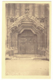 4858 - BRASOV, Black Church, front door, Romania - old postcard - unused