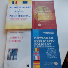 Lot 4 cărți științe politice. Cărți politologie. Uniunea europeană. Instituții