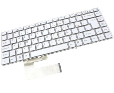 Tastatura Sony Alba Vaio VGN NW250 layout UK fara rama enter mare, Vaio VGN NW265 layout UK fara rama enter foto