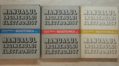 Edmond Nicolau - Manualul inginerului electronist. Radiotehnica, vol. I-II-III foto