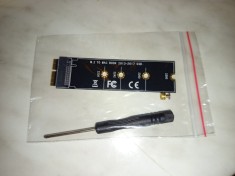 Adaptor SSD M.2 NVME-AHCI - Apple Macbook Air PRO Retina A1465 A1466 A1398 A1502 2013-2017