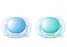 Set 2 suzete Philips Avent SCF212/20 Ultra Soft 0-6 luni Albastru foto