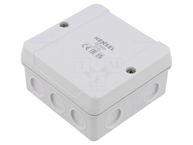 Cutie de Conexiuni IP55 88x88x50mm Gri