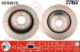 Disc frana BMW Seria 3 Cabriolet (E93) (2006 - 2013) TRW DF4461S