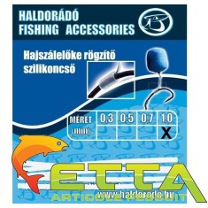 Haldorado - Tub silicon fixare inaintas fir de par 1,0mm 1buc/plic