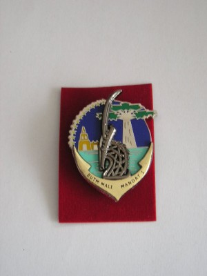 QW9 N 73 - insigna - militar - Mali - Misiunea ONU Mandatul 1 foto