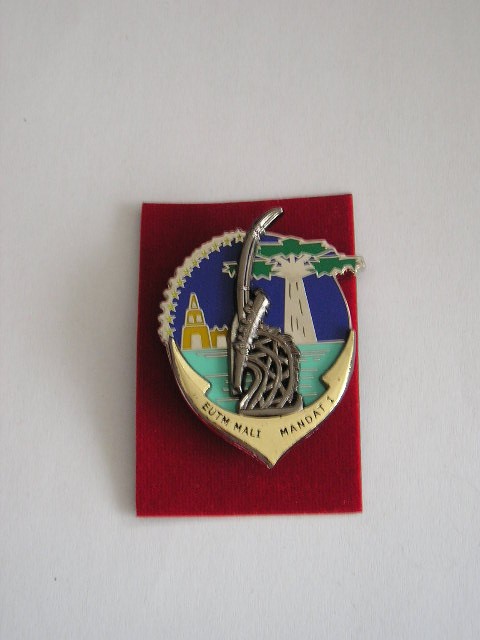 QW9 N 73 - insigna - militar - Mali - Misiunea ONU Mandatul 1