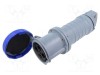 Conector alimentare AC trifazat AMPHENOL IP&amp;S 63A 250V 4 pini IP69K