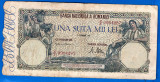 (26) BANCNOTA ROMANIA - 100.000 LEI 1946 (21 OCTOMBRIE 1946), FILIGRAN ORIZONTAL