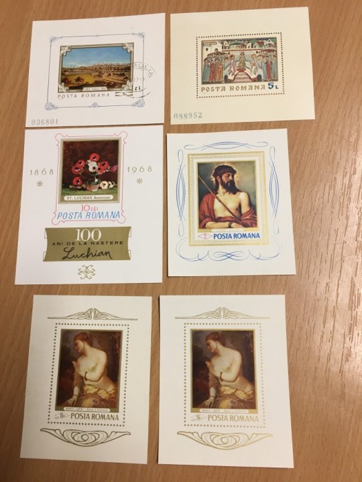Romania Lot Colite Si Blocuri Mnh 5 Poze Arhiva Okazii Ro