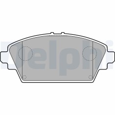DELPHI LP1732 set placute frana,frana disc foto