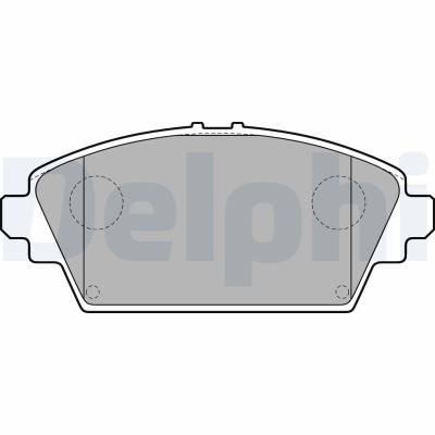 DELPHI LP1732 set placute frana,frana disc foto