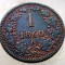 F.128 AUSTRIA 1 KREUZER 1860 B XF/AUNC