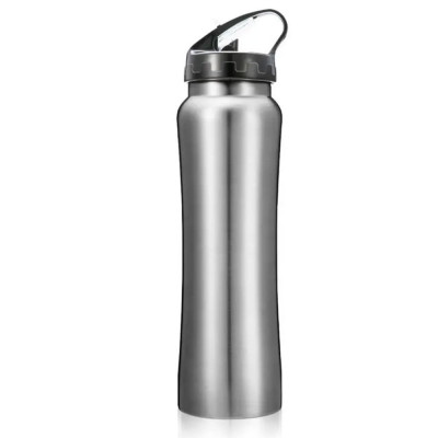 Sticla termos metalica Pufo Simple pentru bauturi, izoterm, 600 ml, argintiu foto