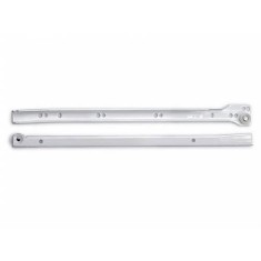 Glisiera cu role 9 mm, lungime 550 mm, culoare gri, pentru sertare medii si mari