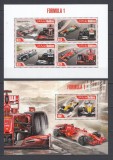 Maldives 2013 - MASINI RALIURI F1 - Mc LAREN,MERCEDES,RENAULT - BL+KB - MNH