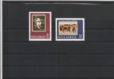 ROMANIA 1967 LP 648 - 60 ANI RASCOALA TARANILOR SERIE MNH NESTAMPILATA
