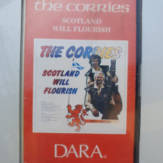 Caseta originala audio The Corries, muzica scotiana - in stare buna