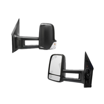 Oglinda exterioara Mercedes Sprinter 209-524 (W906) 07.2006-06.2018, VW Crafter (2E) 12.2005-04.2017, partea Dreapta, Crom, manuala, Fara incalzire, foto