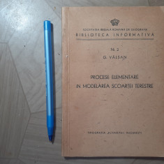 Procese elementare in modelarea scoartei terestre,G.Vâlsan,1945.