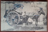 Carte postala, negustor de vinuri la Roma, inceput de secol XX