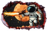 Cumpara ieftin Sticker decorativ Astronaut, Negru, 90 cm, 8091ST-3, Oem