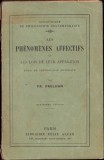 HST 271SP Les phenomenes affectifs et les lois de leur apparition 1926 Paulhan