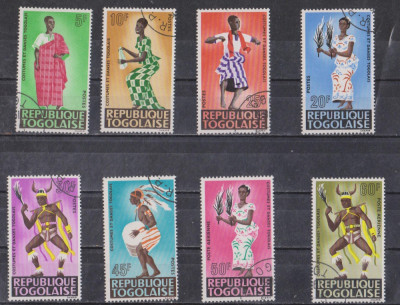 A12 S5 8 - Timbre foarte vechi - Togolaise - Togo - costume populare foto