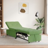 vidaXL Canapea extensibilă 3 &icirc;n 1 din catifea verde deschis