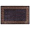 Covor lavabil, negru si auriu, 160x230 cm, antiderapant