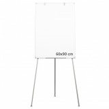 Flipchart magnetic 60x90 cm, trepied telescopic 90-160 cm, cleme pentru hartie