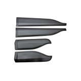 Set 4 bandouri protectie usa pentru Dacia Sandero Stepway 2021+, ABS, Oem