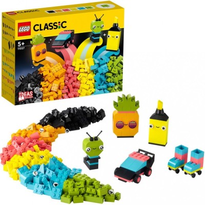 LEGO CLASSIC DISTRACTIE CREATIVA CU NEOANE 11027 foto